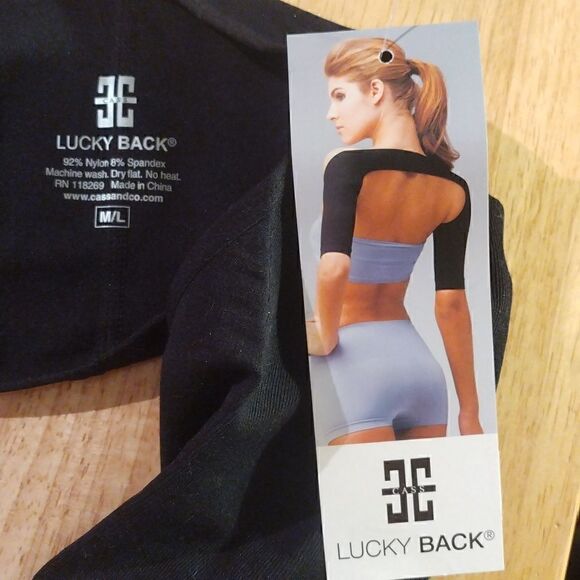 Cass Invisibellas, Lucky Back black ,nwt - Picture 4 of 5